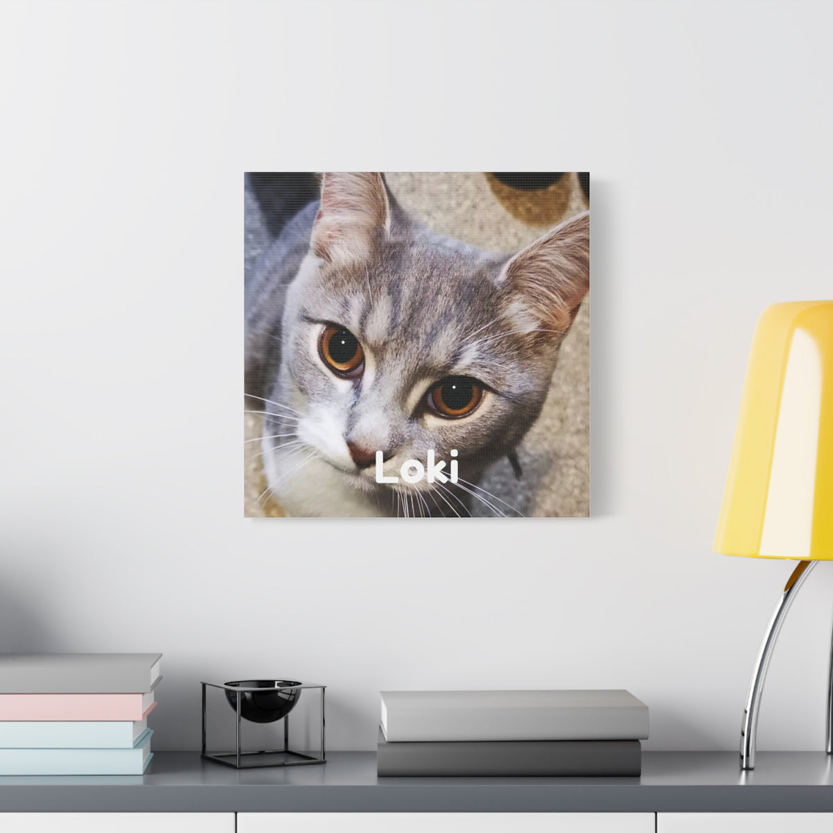 Personalised Pet Portrait Canvas – Custom Cat & Dog Wall Art