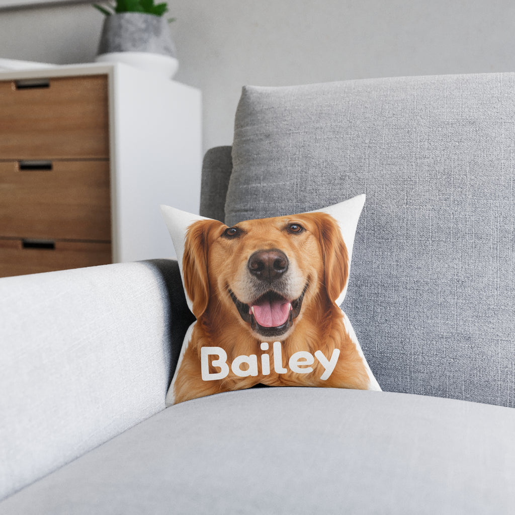 Personalised Pet Photo Cushion – Custom Dog & Cat Pillow