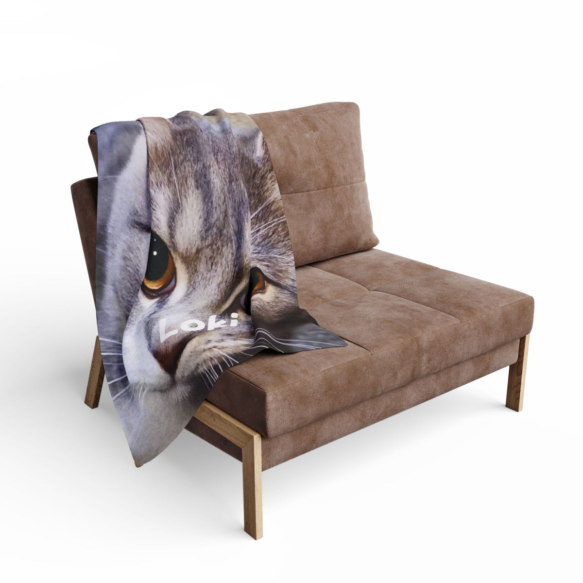 Personalised Pet Photo Blanket – Custom Cat & Dog Fleece Throw