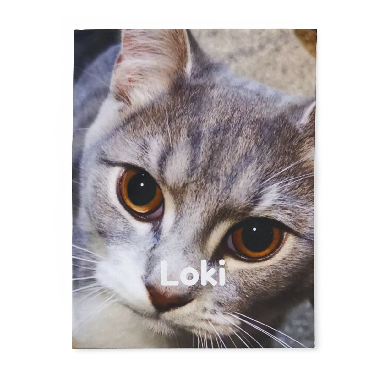 Personalised Pet Photo Blanket – Custom Cat & Dog Fleece Throw