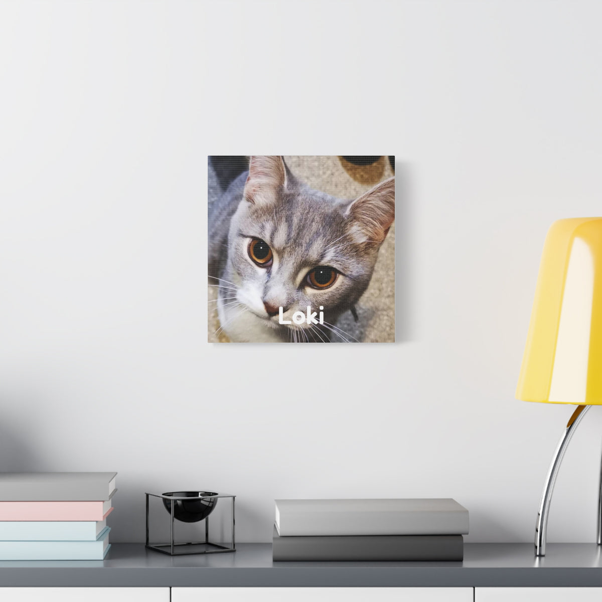 Personalised Pet Portrait Canvas – Custom Cat & Dog Wall Art