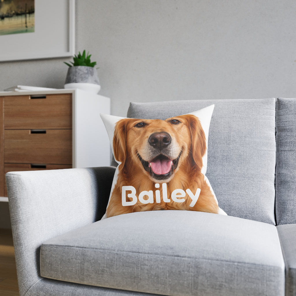 Personalised Pet Photo Cushion – Custom Dog & Cat Pillow